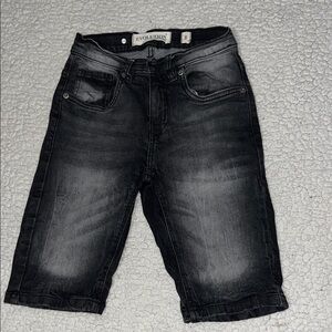 Evolution Kids Black Denim Shorts
